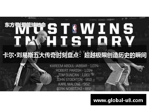 卡尔·刘易斯五大传奇时刻盘点：超越极限创造历史的瞬间
